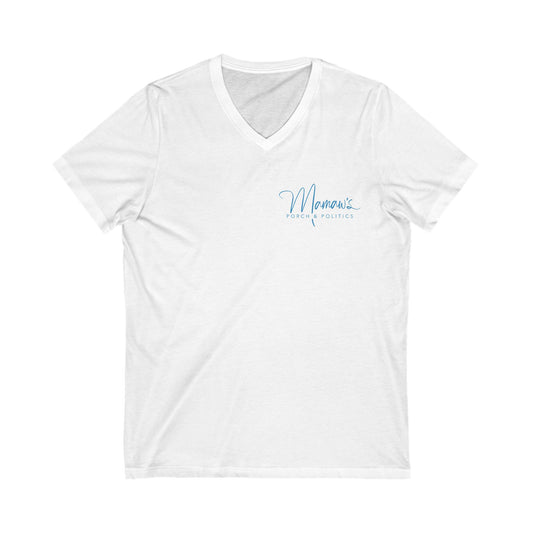 Mamaw's Porch N' Politics (front), "Stay Salty" (back)  Unisex Shirt,