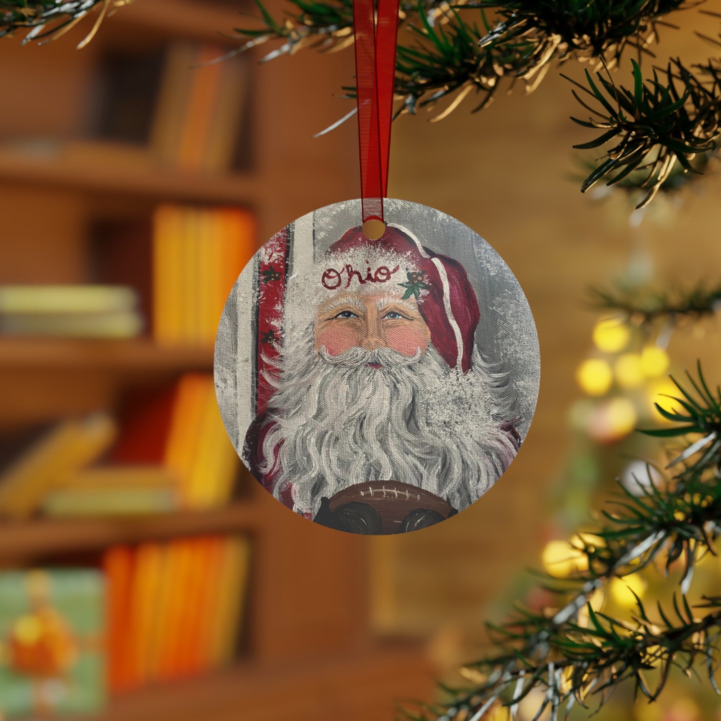 2022 FOOTBALL SANTA (Christmas Ornament)