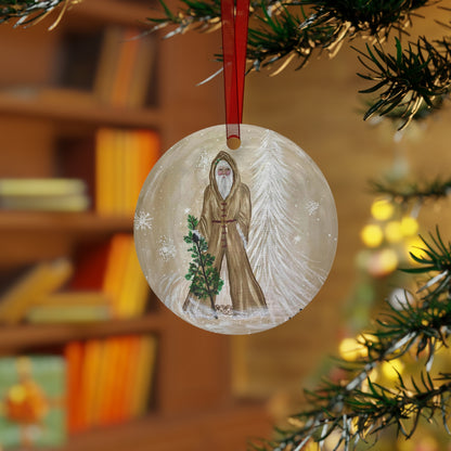 2020 SANTA IN SNOW (Christmas Ornament)