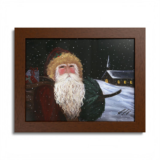 2009 OLD ST. NICK (Framed Print)