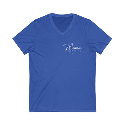 Mamaw's Porch N' Politics (front), "Stay Salty" (back)  Unisex Shirt,