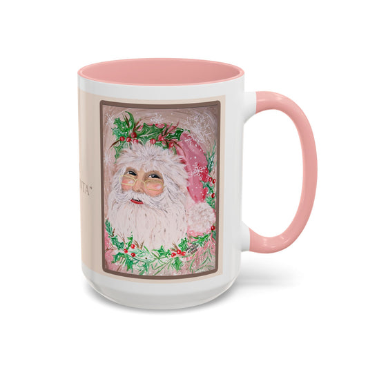 2024 PINK SANTA (15 oz. Ceramic Mug)