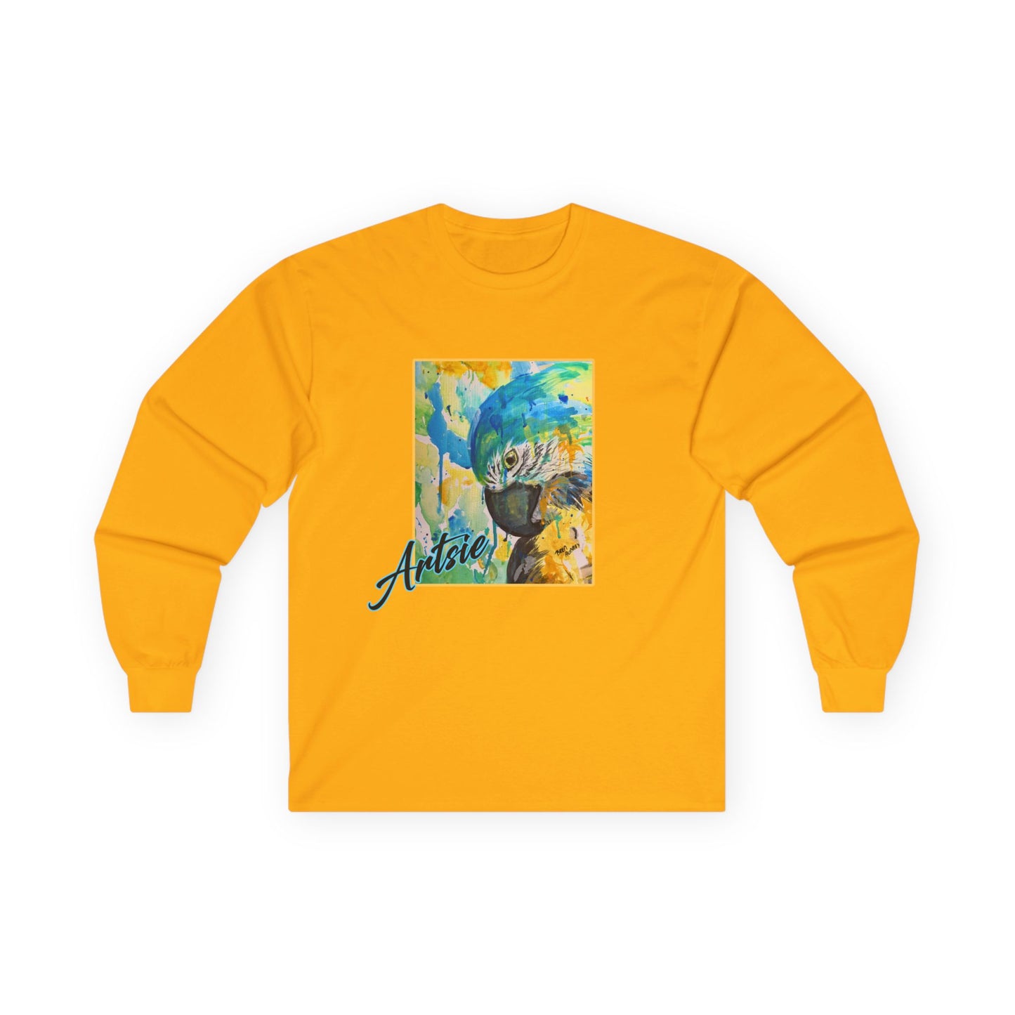 Splash of Color Parrot Unisex Long Sleeve Tee
