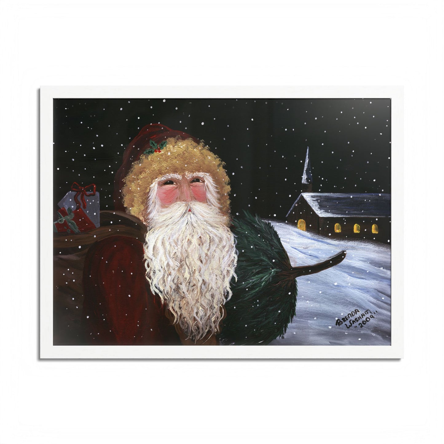 2009 OLD ST. NICK (Framed Print)