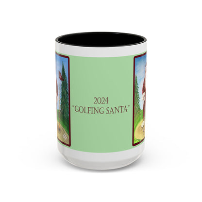 2024 GOLFING SANTA (15 oz. Ceramic Mug)