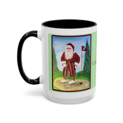 2024 GOLFING SANTA (15 oz. Ceramic Mug)