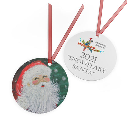 2021 SNOWFLAKE SANTA (Christmas Ornament)