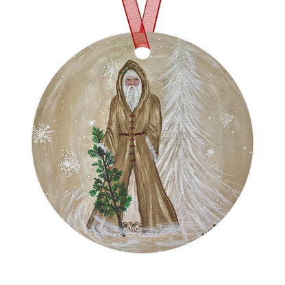 2020 SANTA IN SNOW (Christmas Ornament)