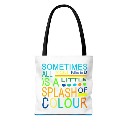 Splash of Color Parrot Tote Bag Collection