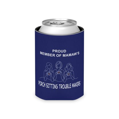 Mamaw's Porch Politics Can Cooler – 'Porch Sitting Trouble Makers' Beverage Koozie