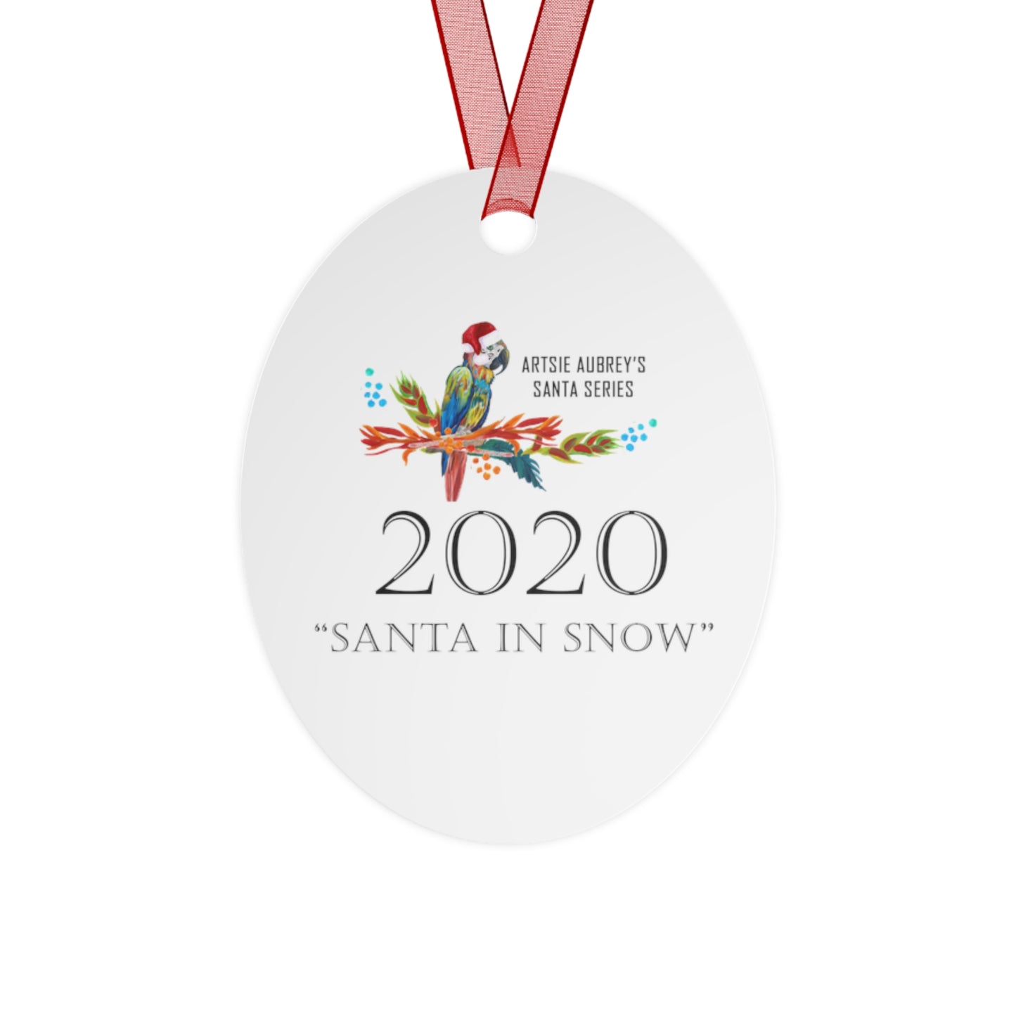 2020 SANTA IN SNOW (Christmas Ornament)