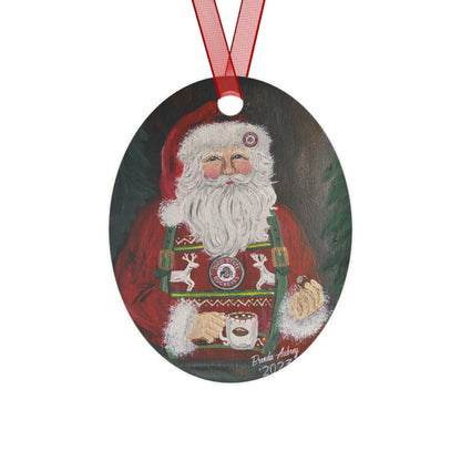 2023 BUCKEYES & SUSPENDERS SANTA (Christmas Ornament)