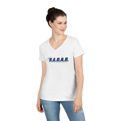 R.A.D.A.R. Ladies' V-Neck T-Shirt — Vintage Logo Tee