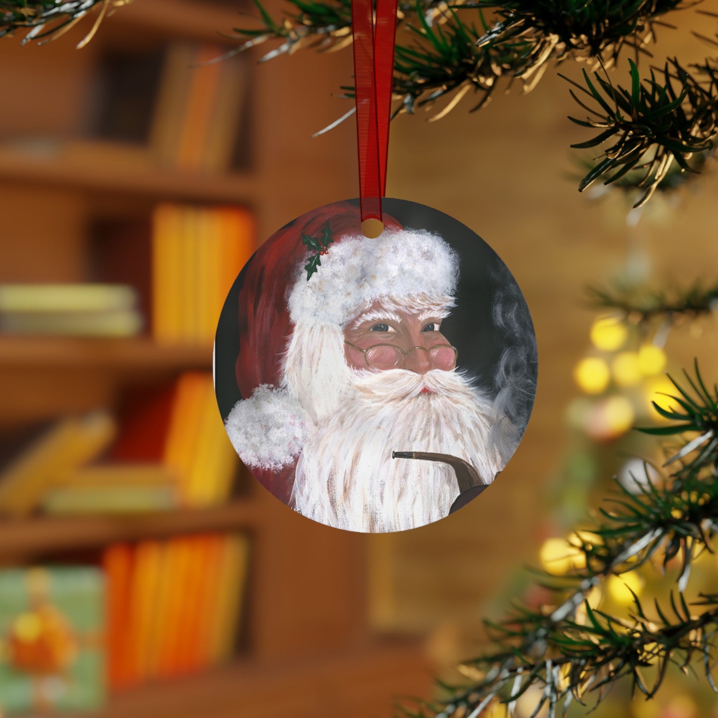 2008 SMOKIN' SANTA (Christmas Ornament)