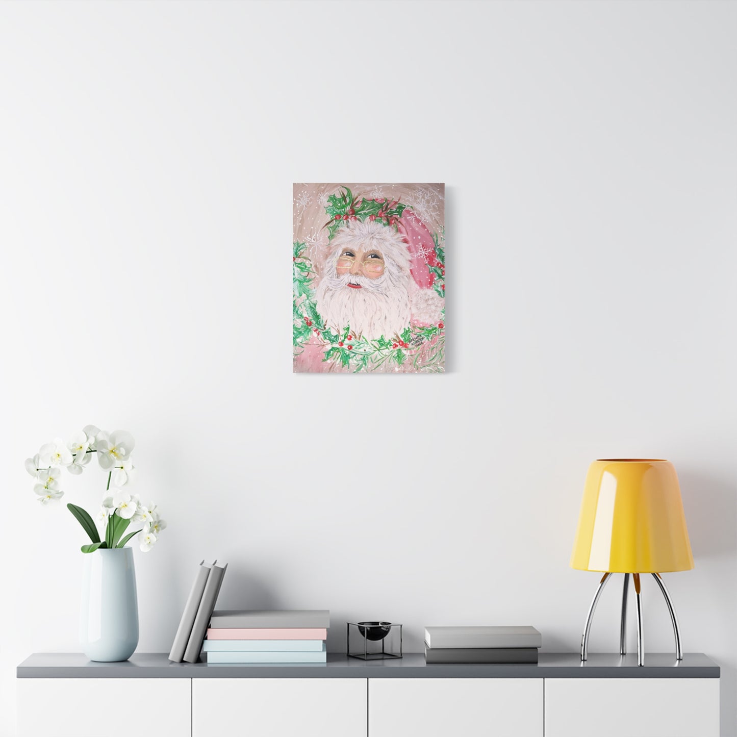 2024 PINK SANTA (Print on Canvas)