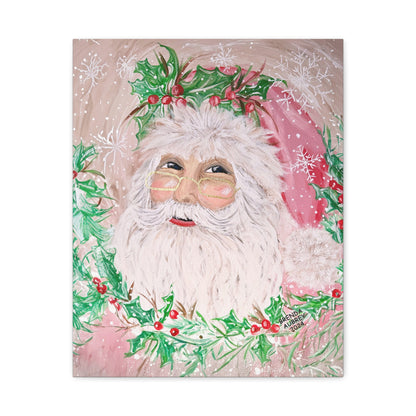 2024 PINK SANTA (Print on Canvas)