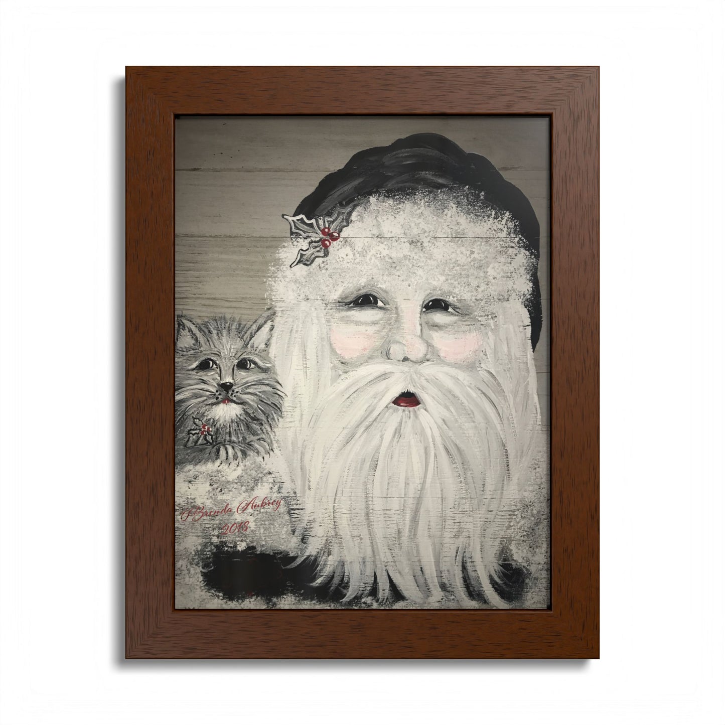 2018 SANTA AND HIS LITTLE FRIEND (Ceramic Mug)