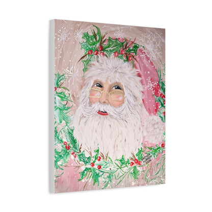 2024 PINK SANTA (Print on Canvas)