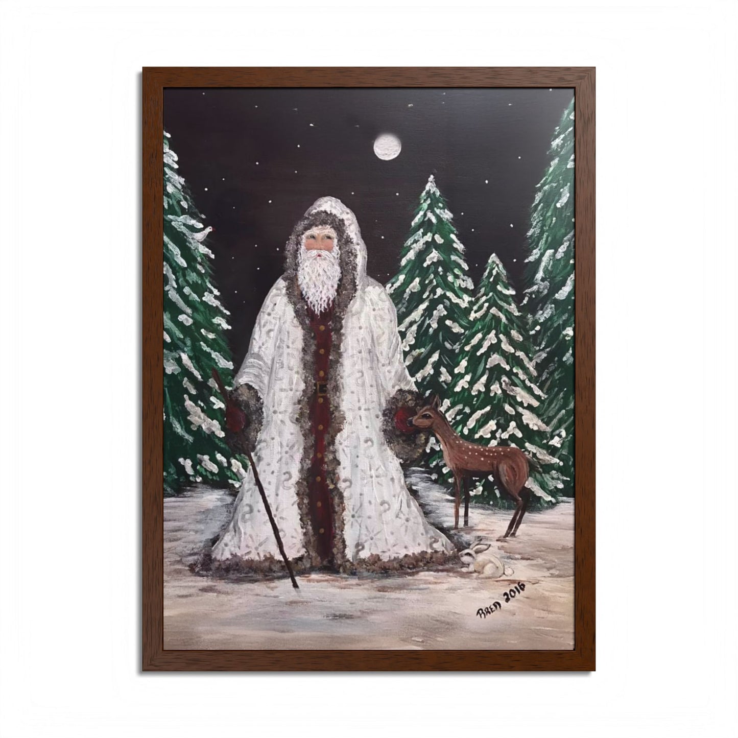 2016 SANTA WITH FAWN