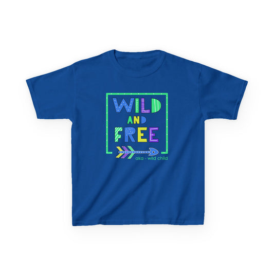 Wild and Free Kids Tee, Youth T-Shirt