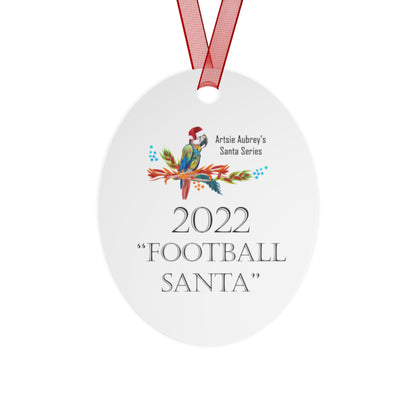 2022 FOOTBALL SANTA (Christmas Ornament)