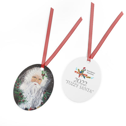 2022 FUZZY SANTA (Christmas Ornament)