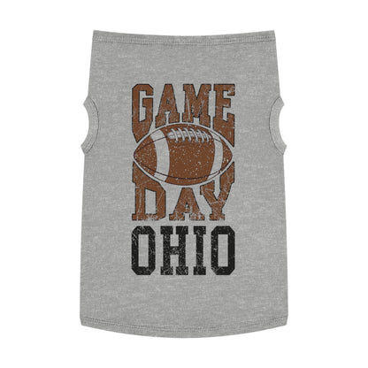 Game Day Pet Tank Top, Dog Apparel, Football Themed Shirt