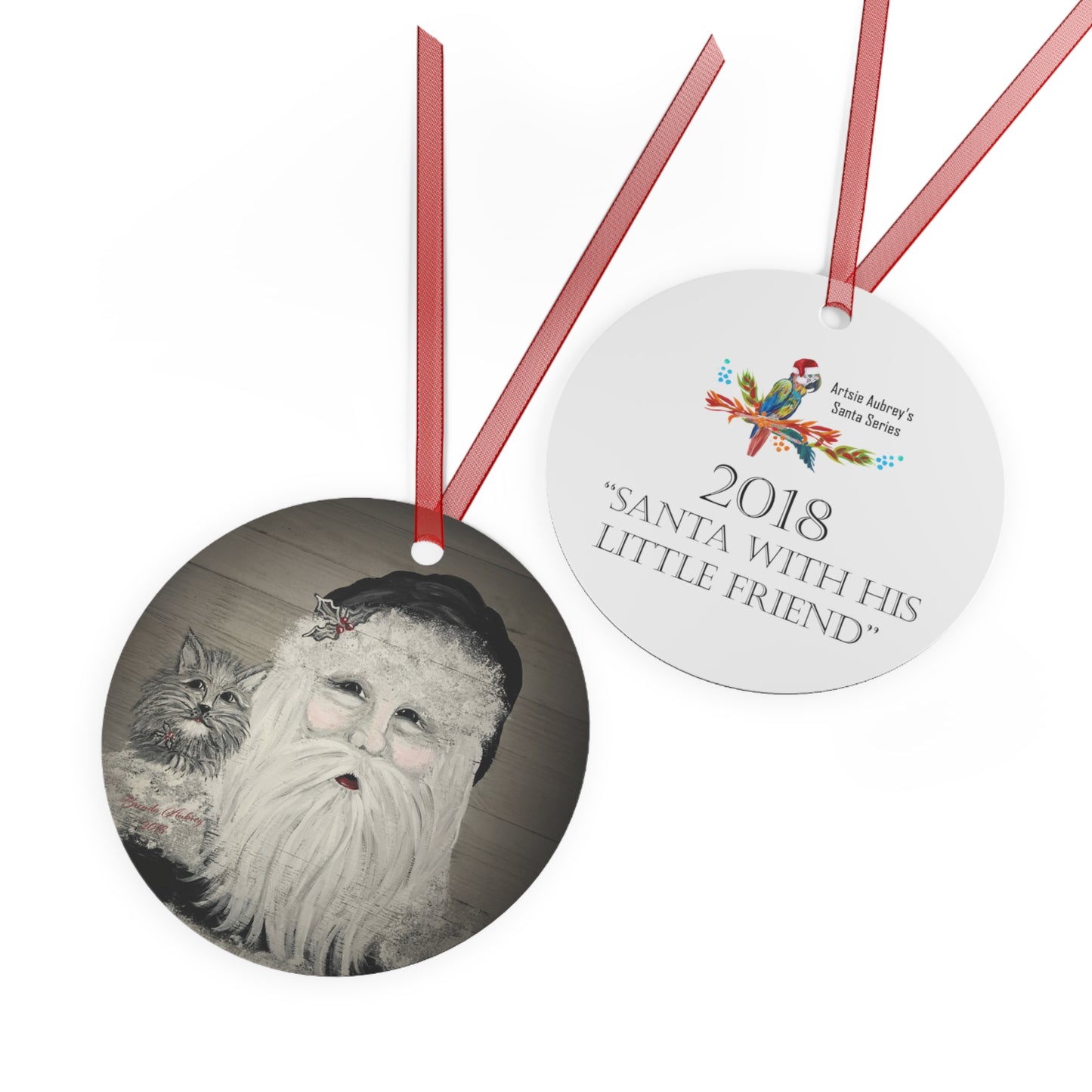 2018 SANTA WITH HIS LITTLE FRIEND