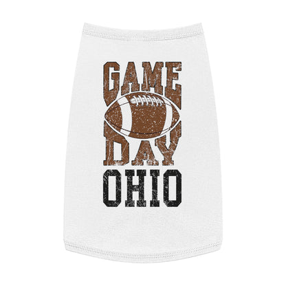 Game Day Pet Tank Top, Dog Apparel, Football Themed Shirt