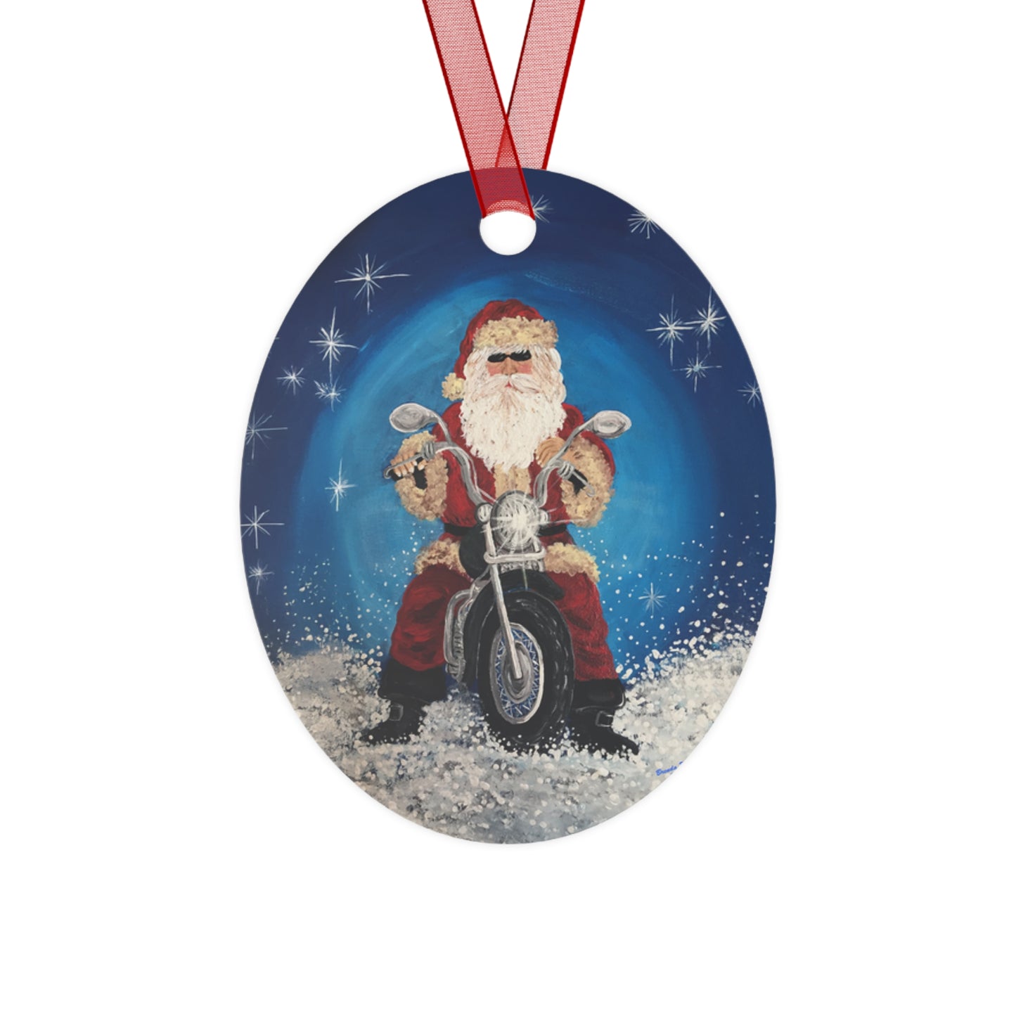 2014 BEACHY SANTA (Christmas Ornament)