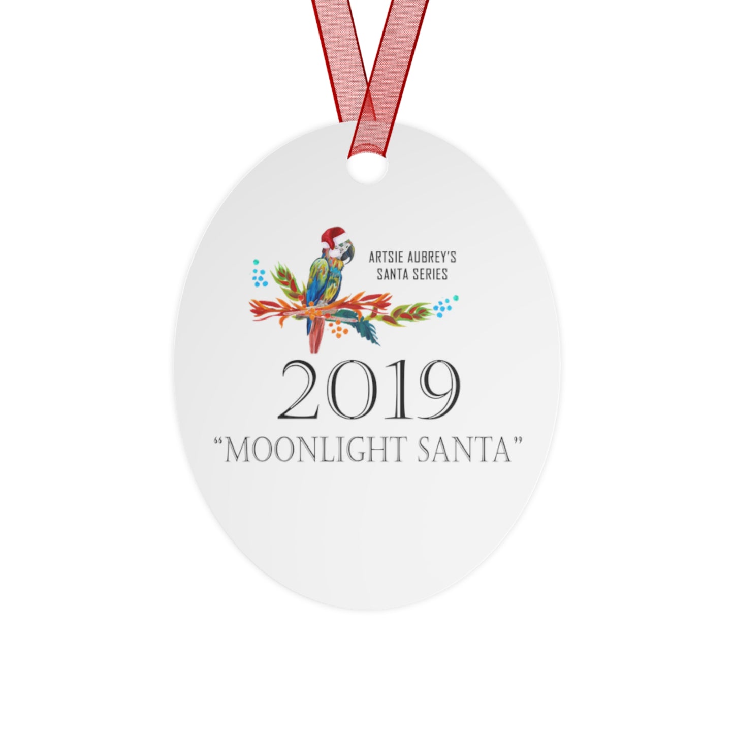 2019 MOONLIGHT SANTA (Christmas Ornament)