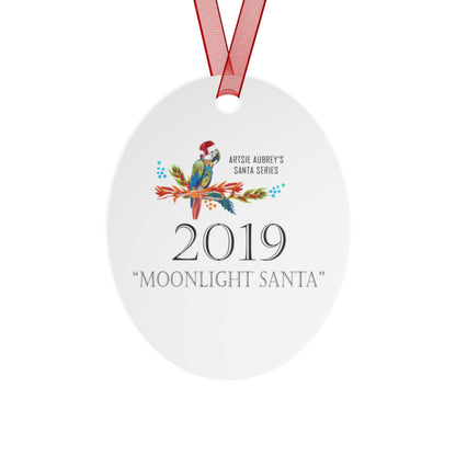2019 MOONLIGHT SANTA (Christmas Ornament)