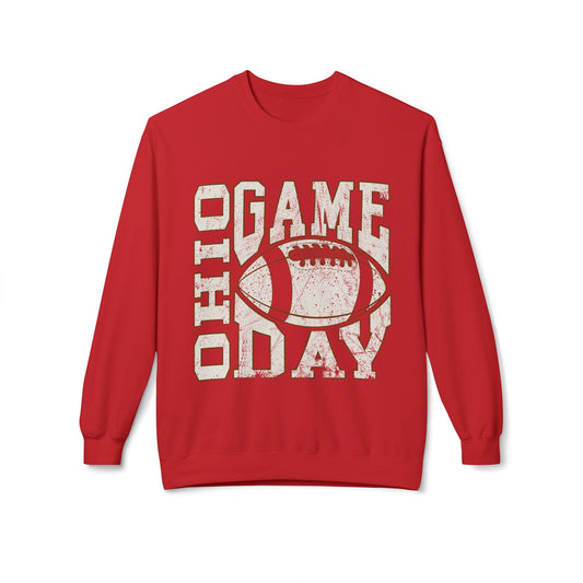 Ohio Game Day Sweatshirt, Unisex Crewneck Fleece