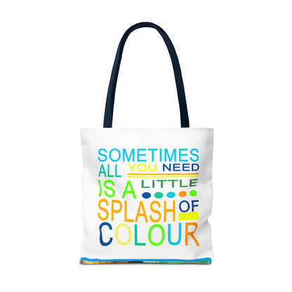 Splash of Color Parrot Tote Bag Collection