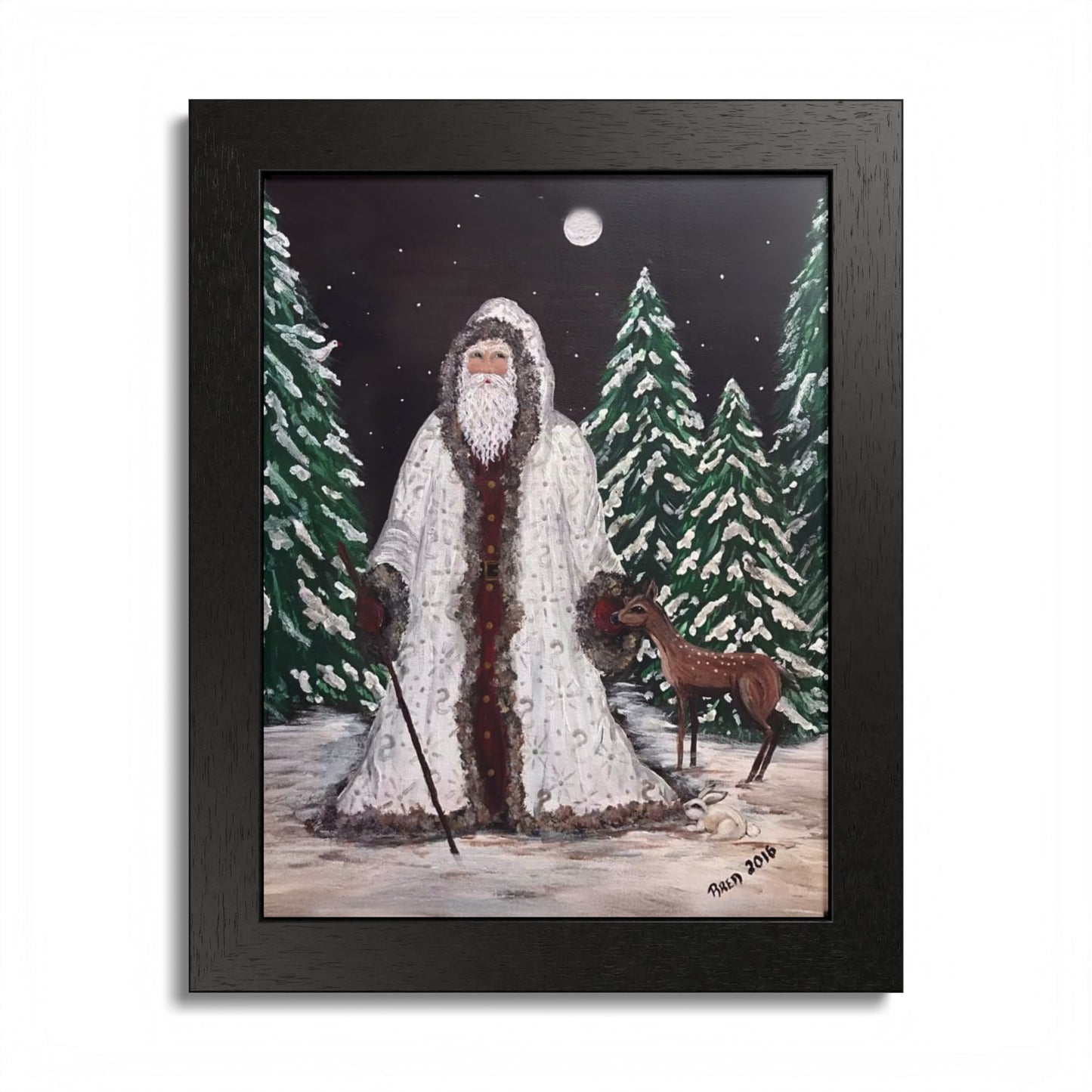 2016 SANTA WITH FAWN