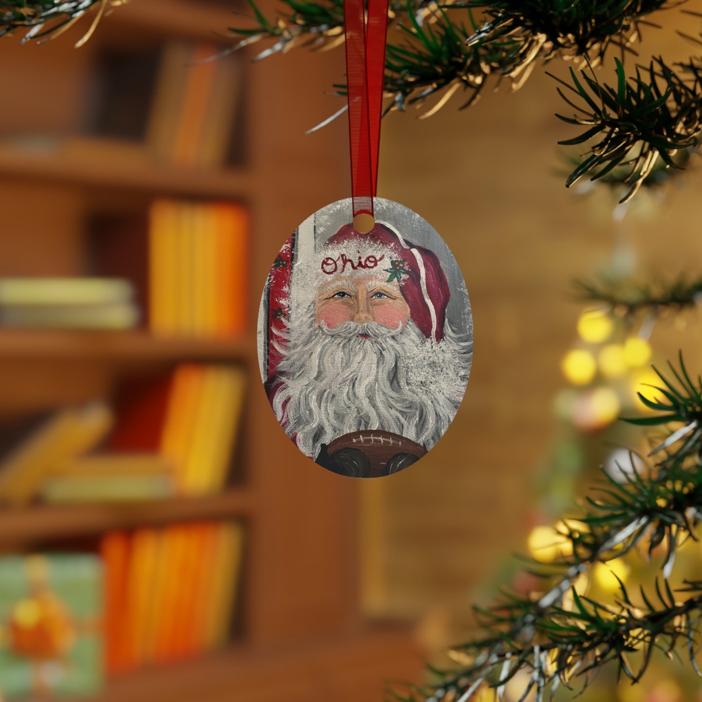 2022 FOOTBALL SANTA (Christmas Ornament)