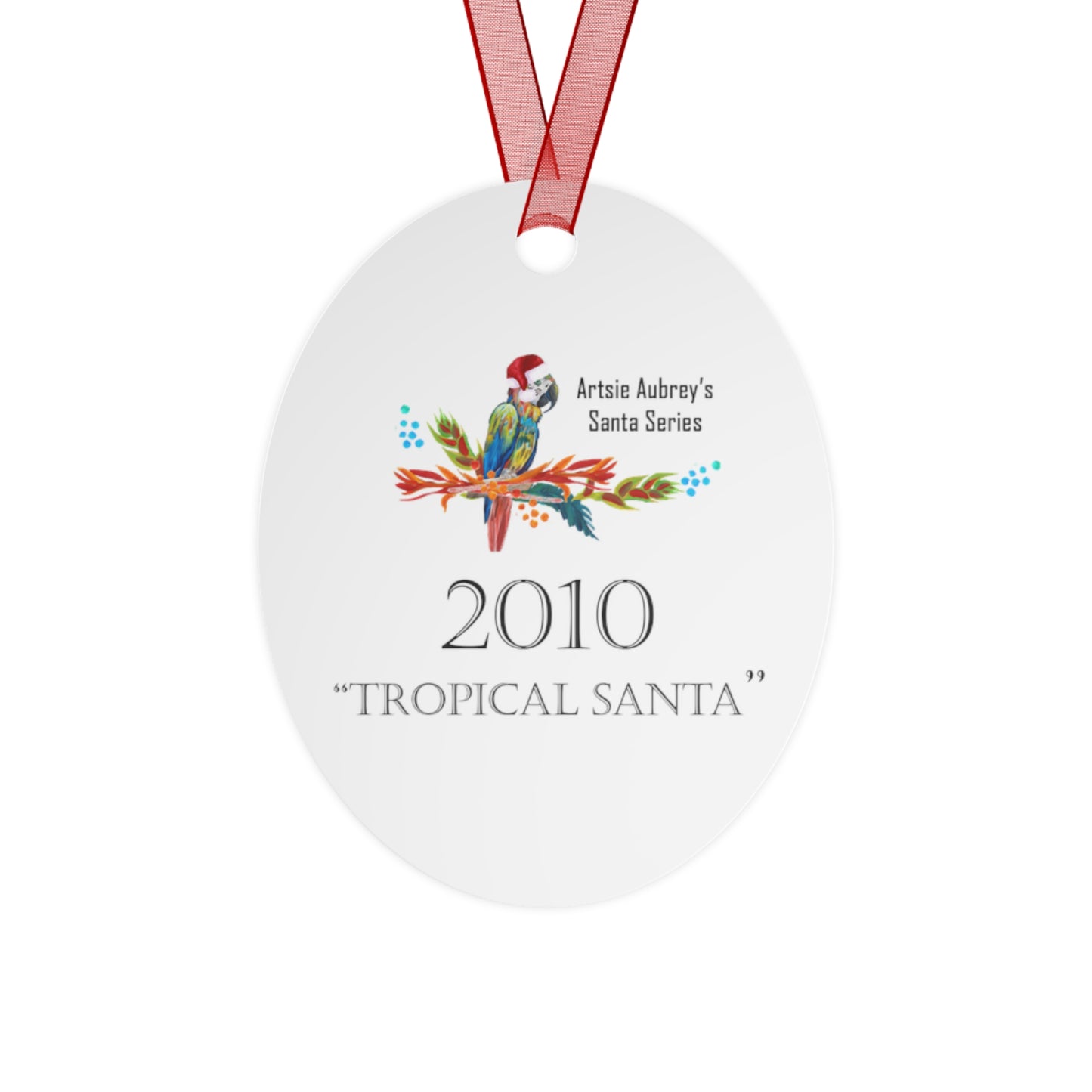 2010 TROPICAL SANTA (Christmas Ornament)