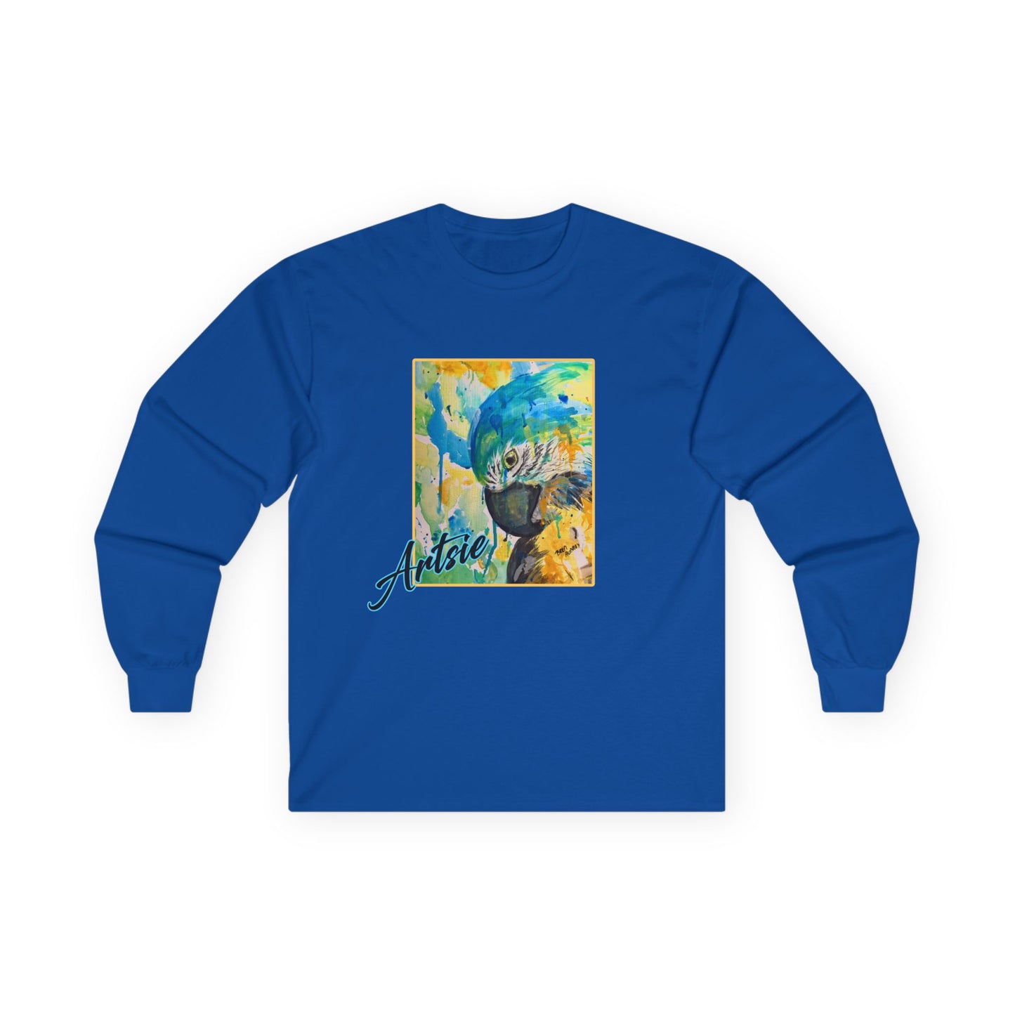 Splash of Color Parrot Unisex Long Sleeve Tee