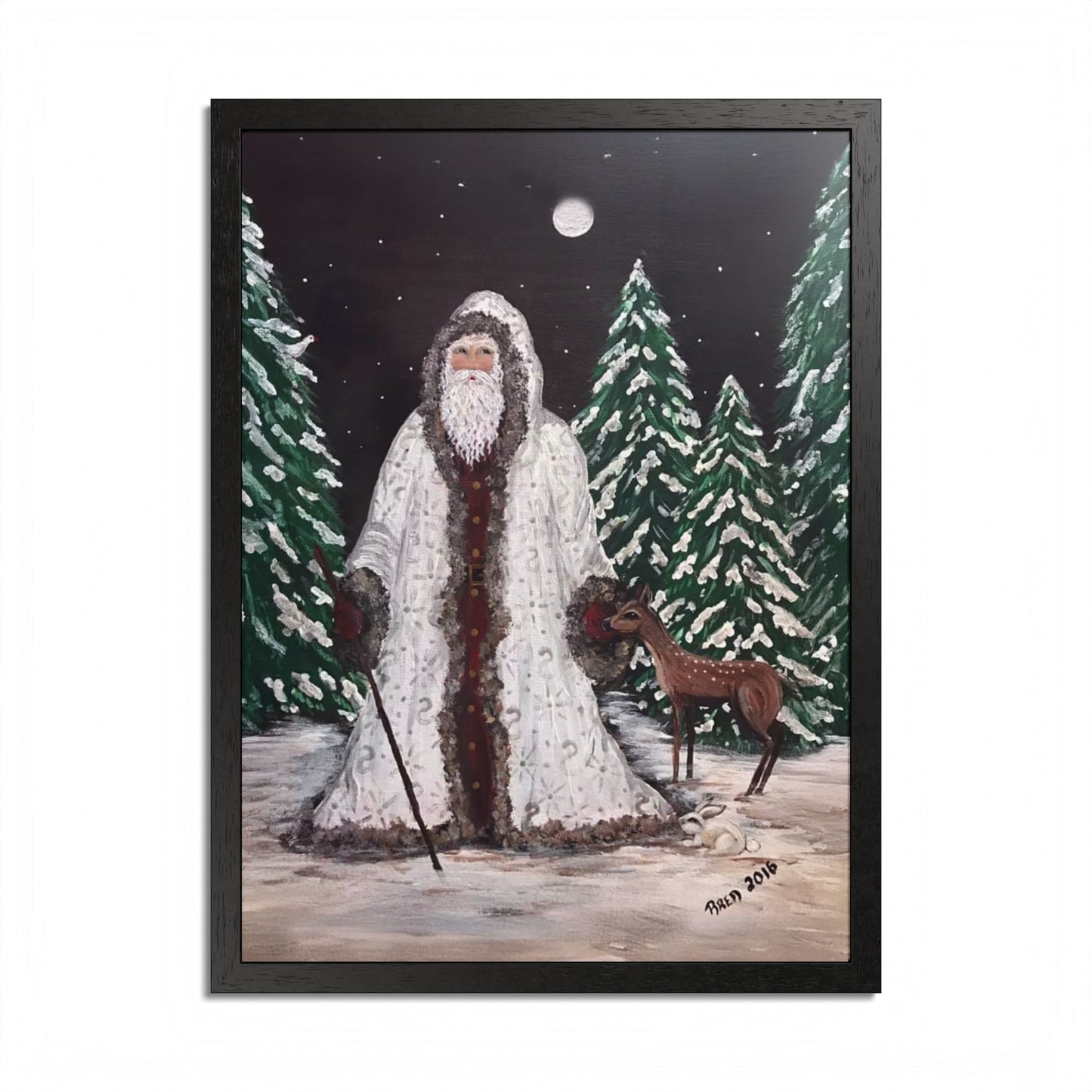 2016 SANTA WITH FAWN