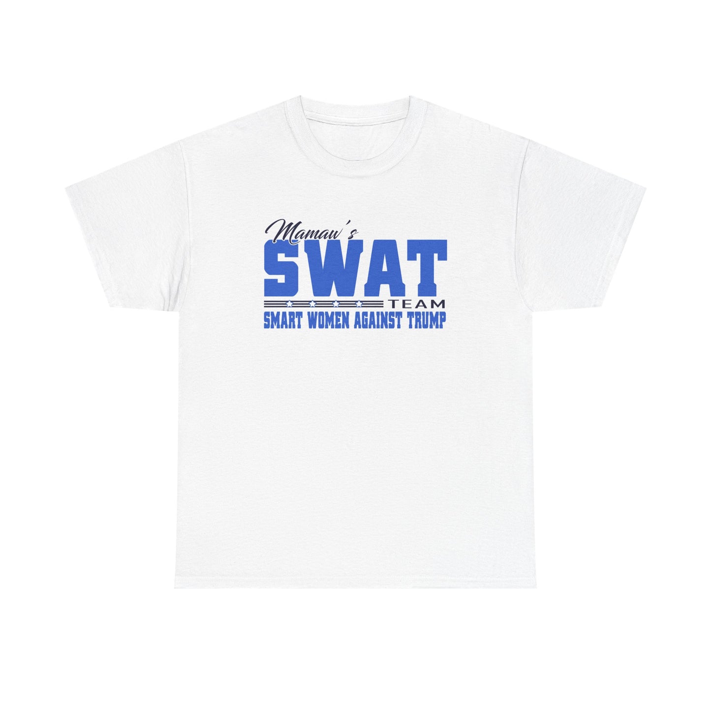SWAT Team Shirt – "Smart Women Against Trump" Political Protest Tee (Men's sizes)