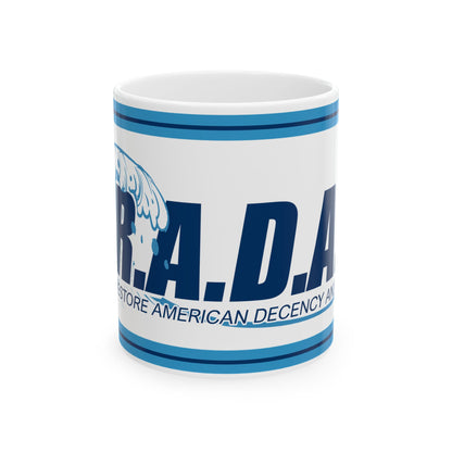 Mug — R.A.D.A.R. Restore American Decency Movement Ceramic Coffee Mug (11oz/15oz)