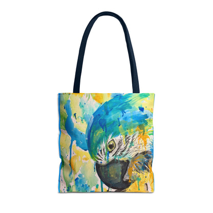 Splash of Color Parrot Tote Bag Collection