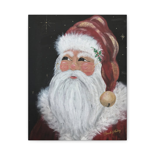 2016 JINGLE BELL SANTA (Canvas Print)