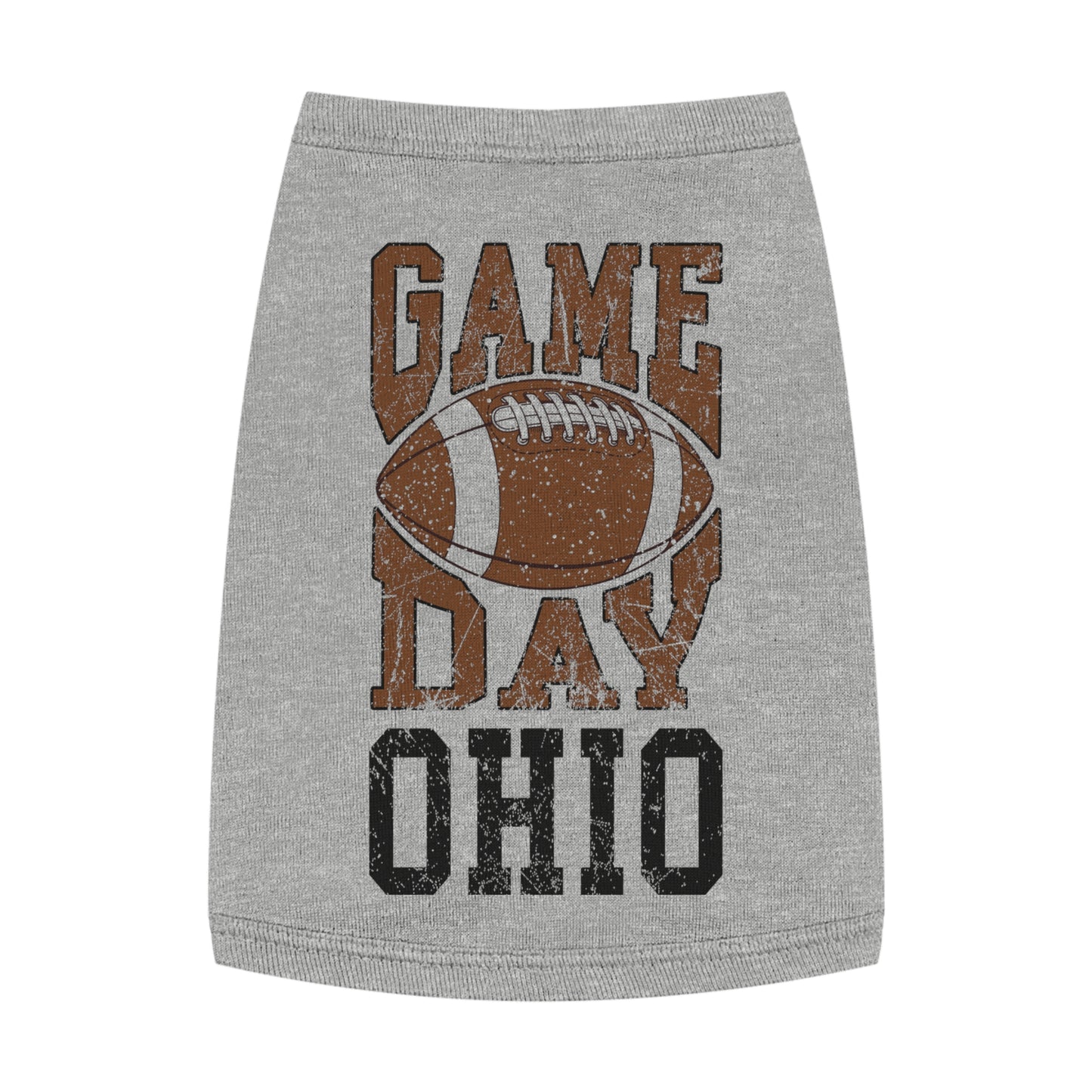 Game Day Pet Tank Top, Dog Apparel, Football Themed Shirt