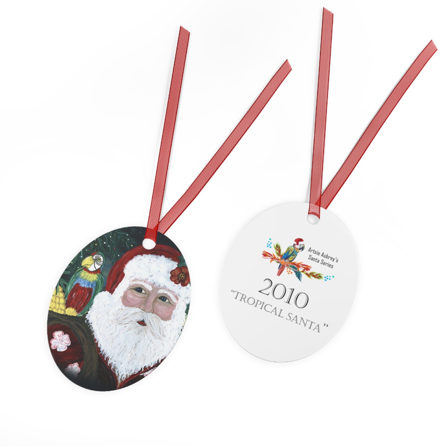 2010 TROPICAL SANTA (Christmas Ornament)