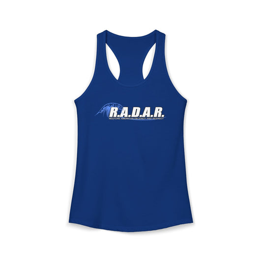RADAR (Restore American Decency and Respect) Women's Ideal Racerback Tank