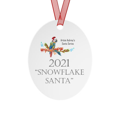 2021 SNOWFLAKE SANTA (Christmas Ornament)