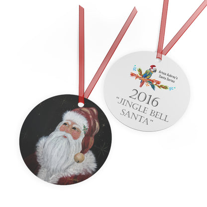 2016 JINGLE BELL SANTA (Christmas Ornament)