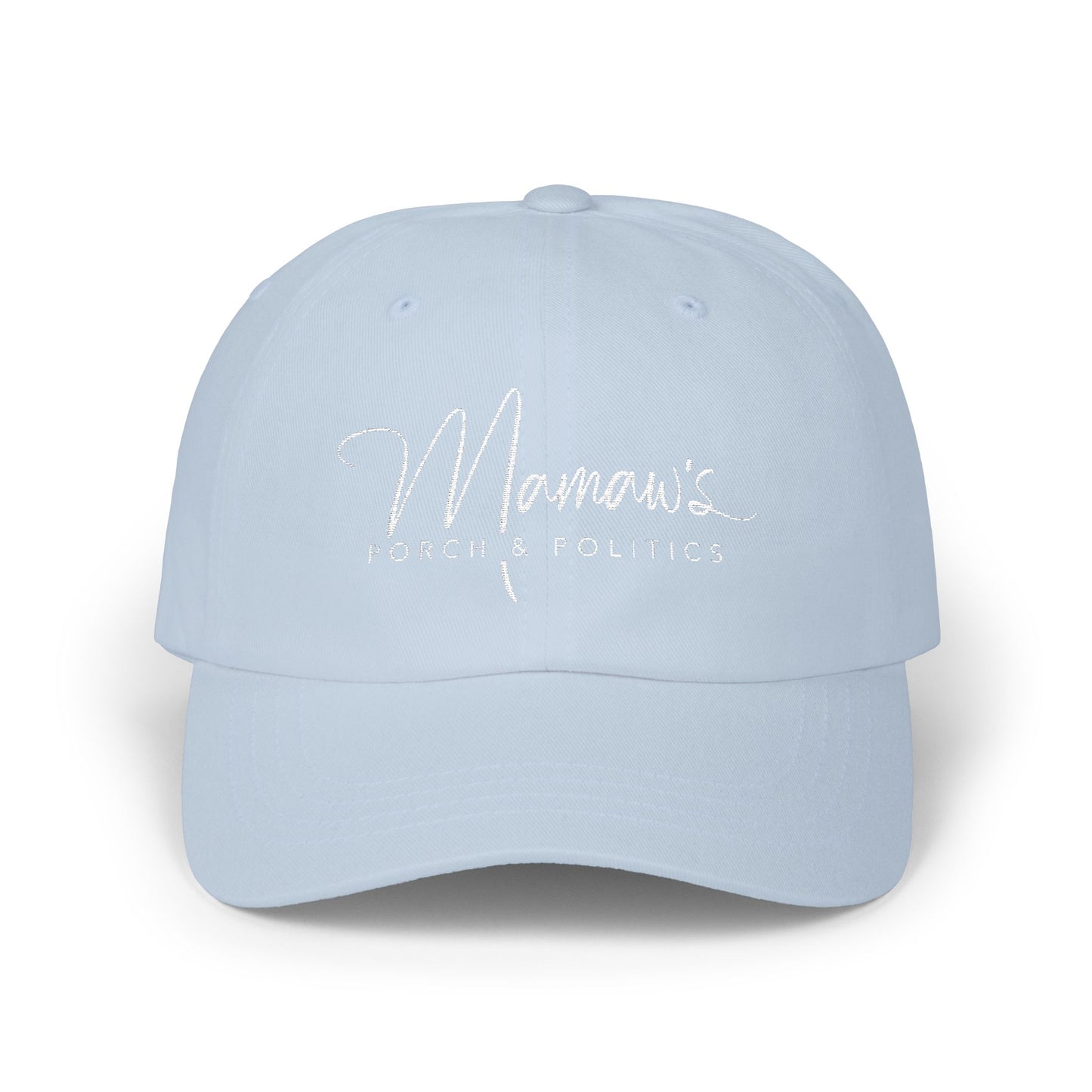 Mamaw's Porch N' Politics Classic White Dad Cap