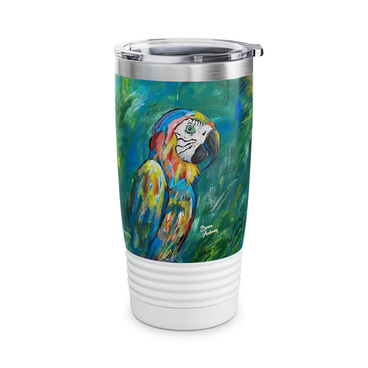 Parrothead Parot Tumbler with Buffett Quote, 20oz